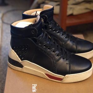 Christian Louboutin Loubikick Black/White 39